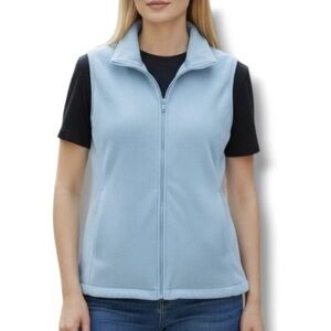 Light Blue Fleece Vest Size: Medium